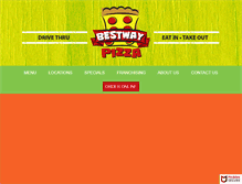 Tablet Screenshot of bestwaypizza.com